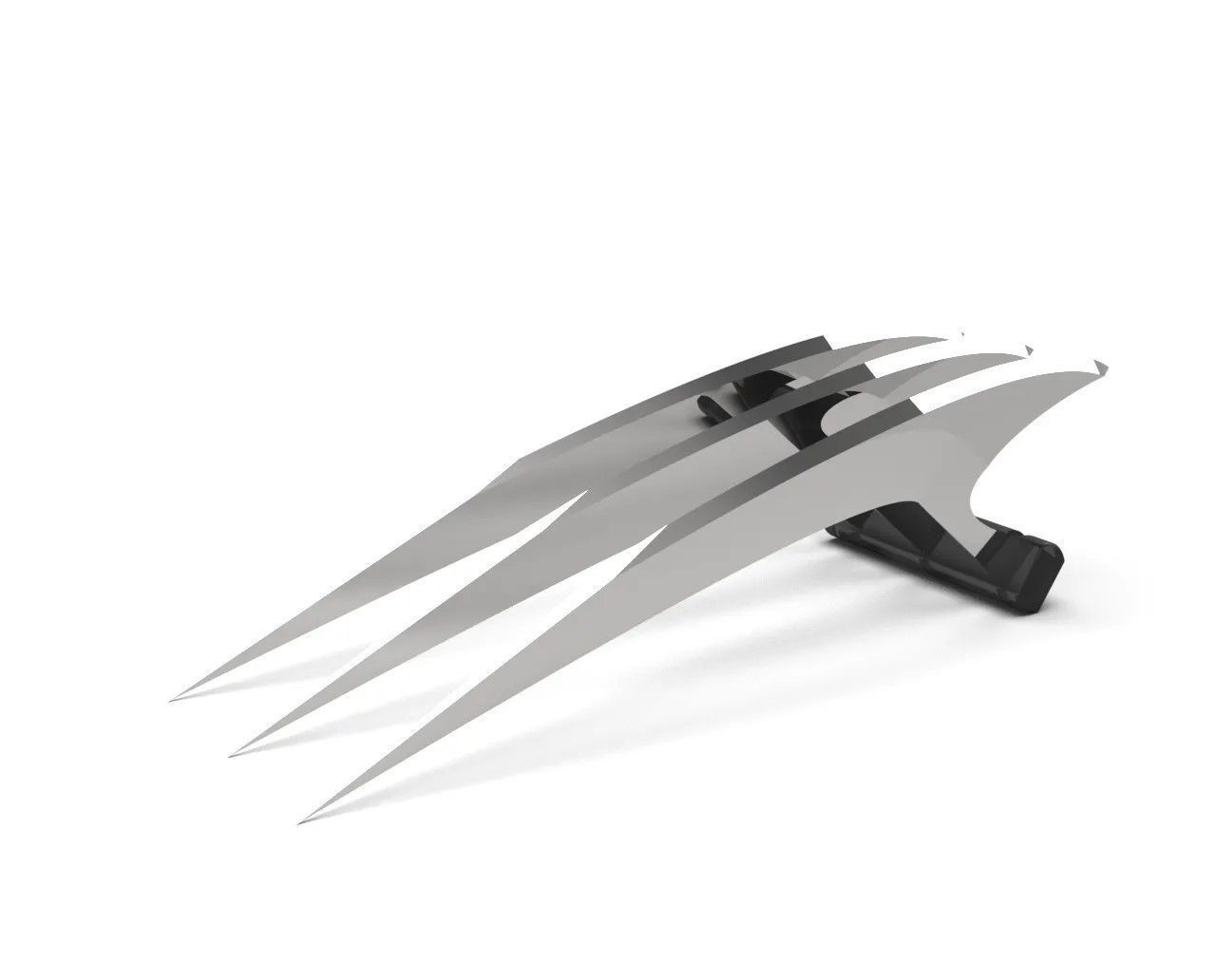 Wolverine Claws with grip 3D print model_1