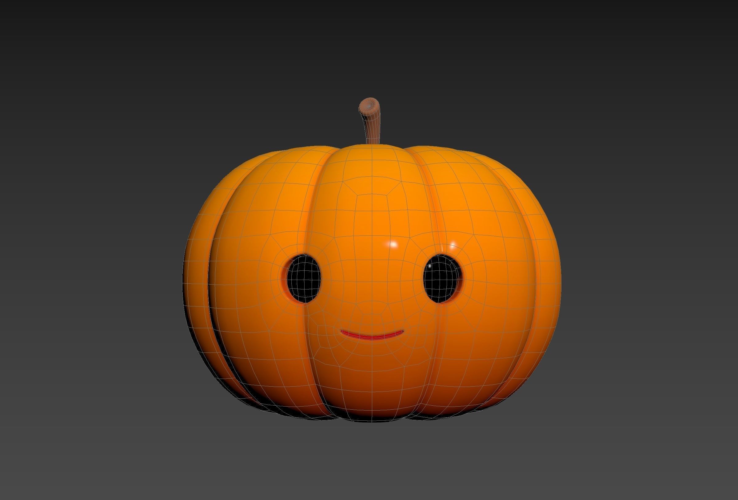 Prop274 Pumpkin Head 3D model_18