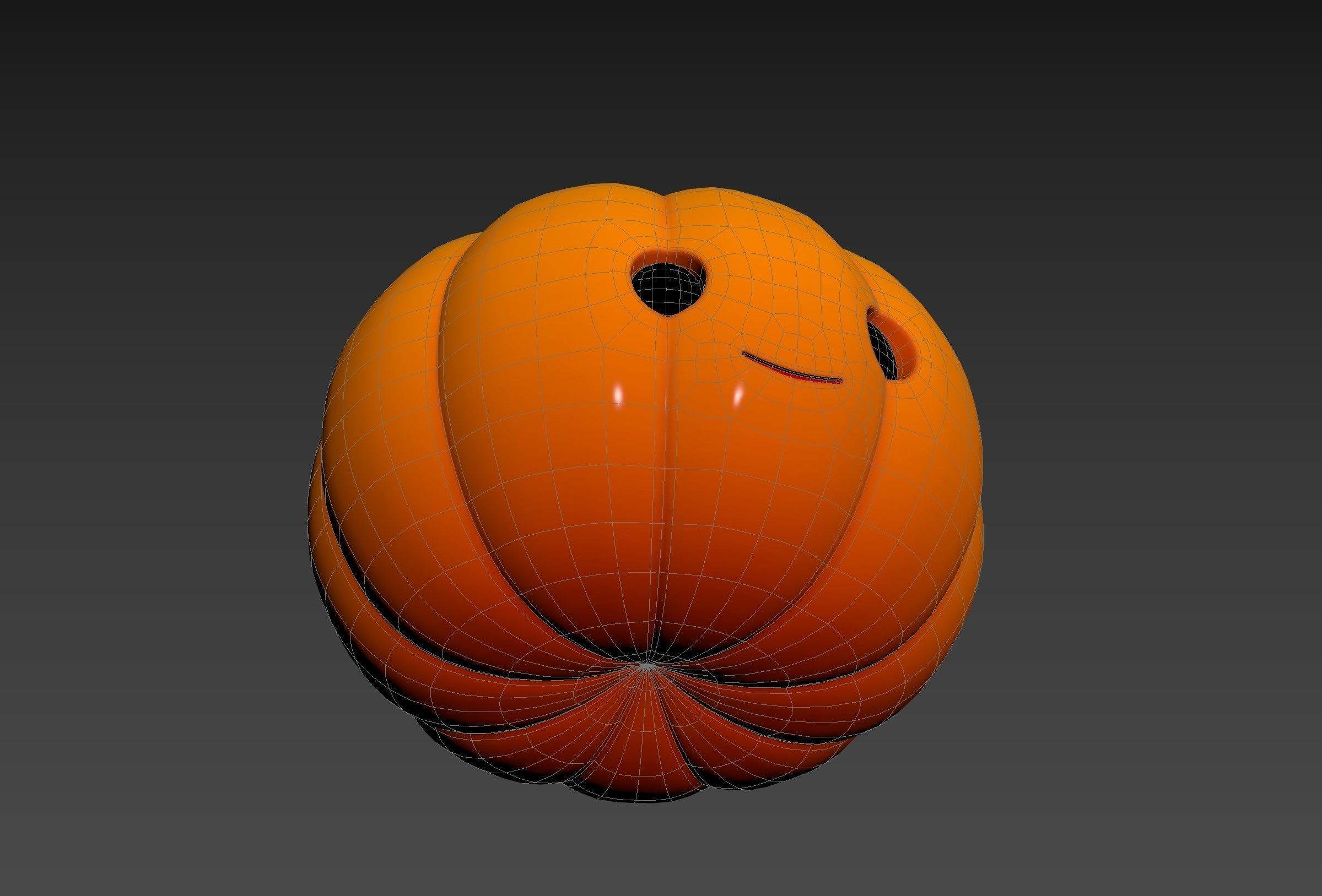 Prop274 Pumpkin Head 3D model_19