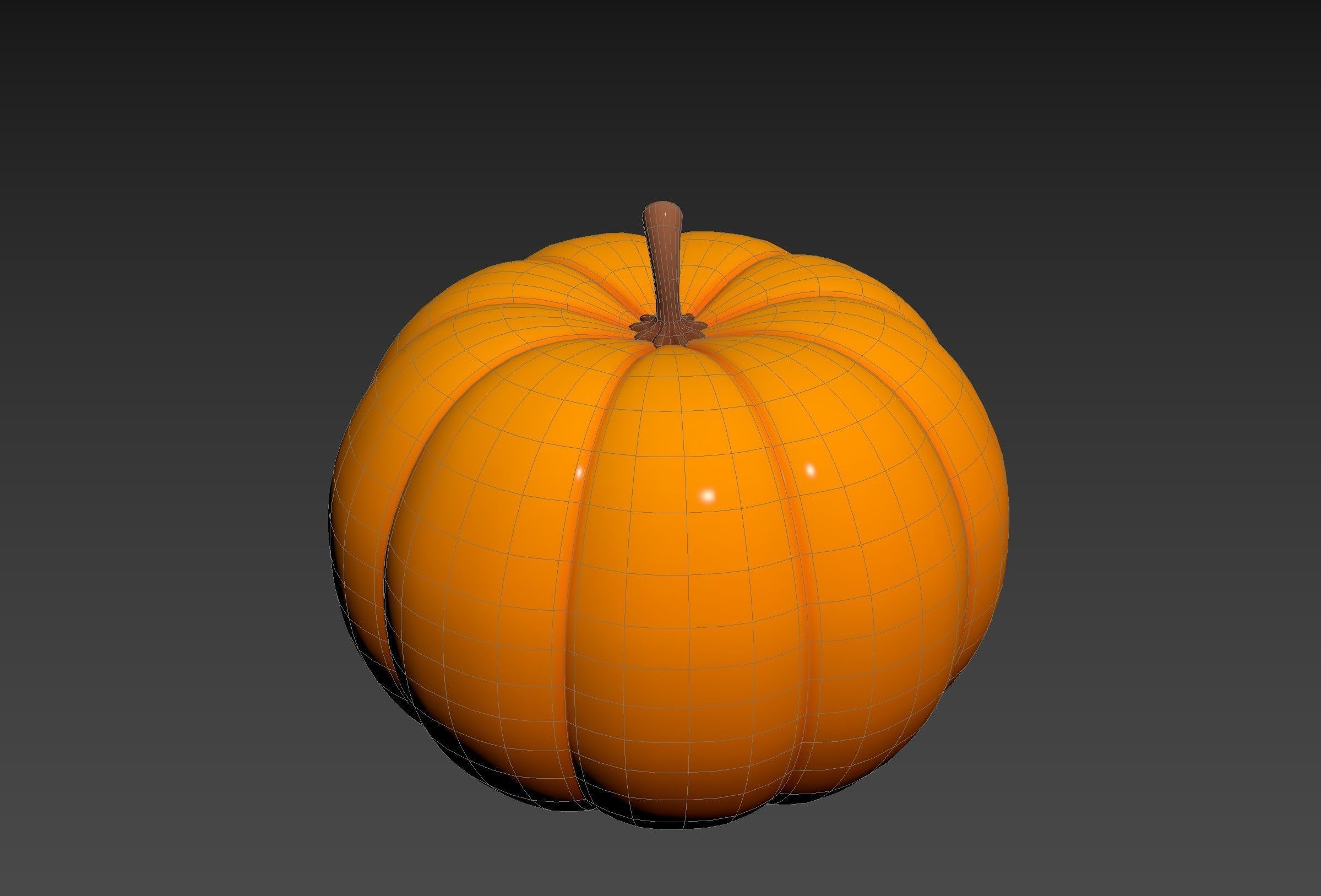 Prop274 Pumpkin Head 3D model_23