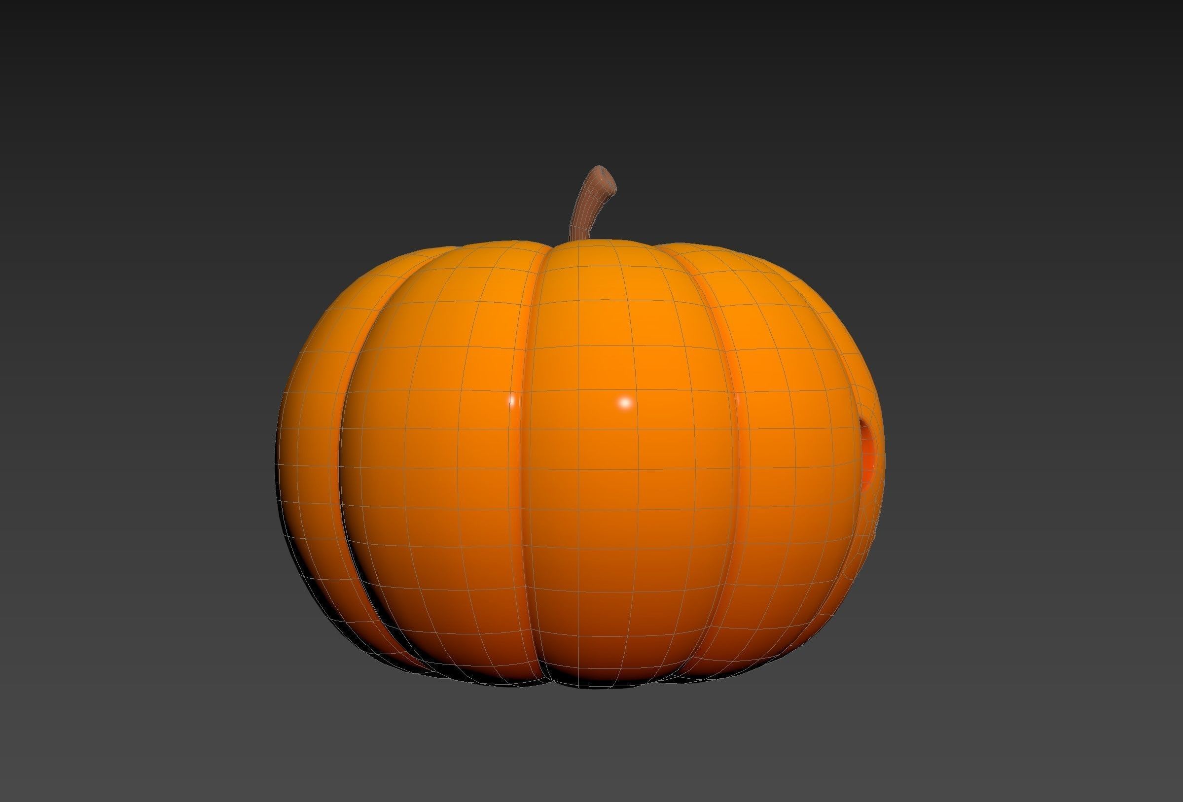 Prop274 Pumpkin Head 3D model_21