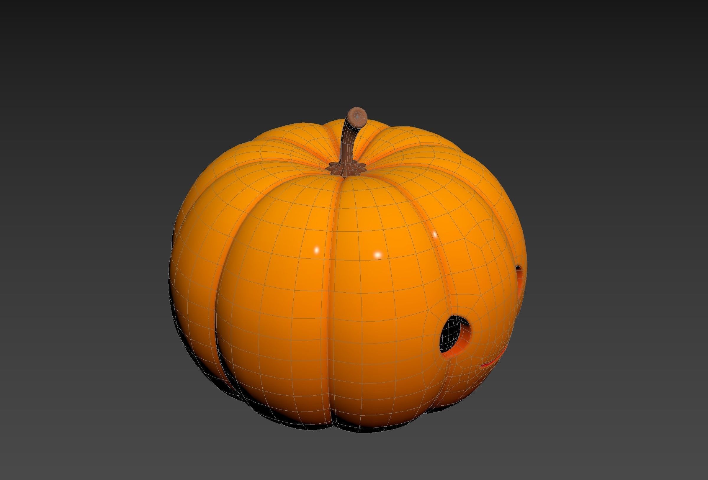 Prop274 Pumpkin Head 3D model_20