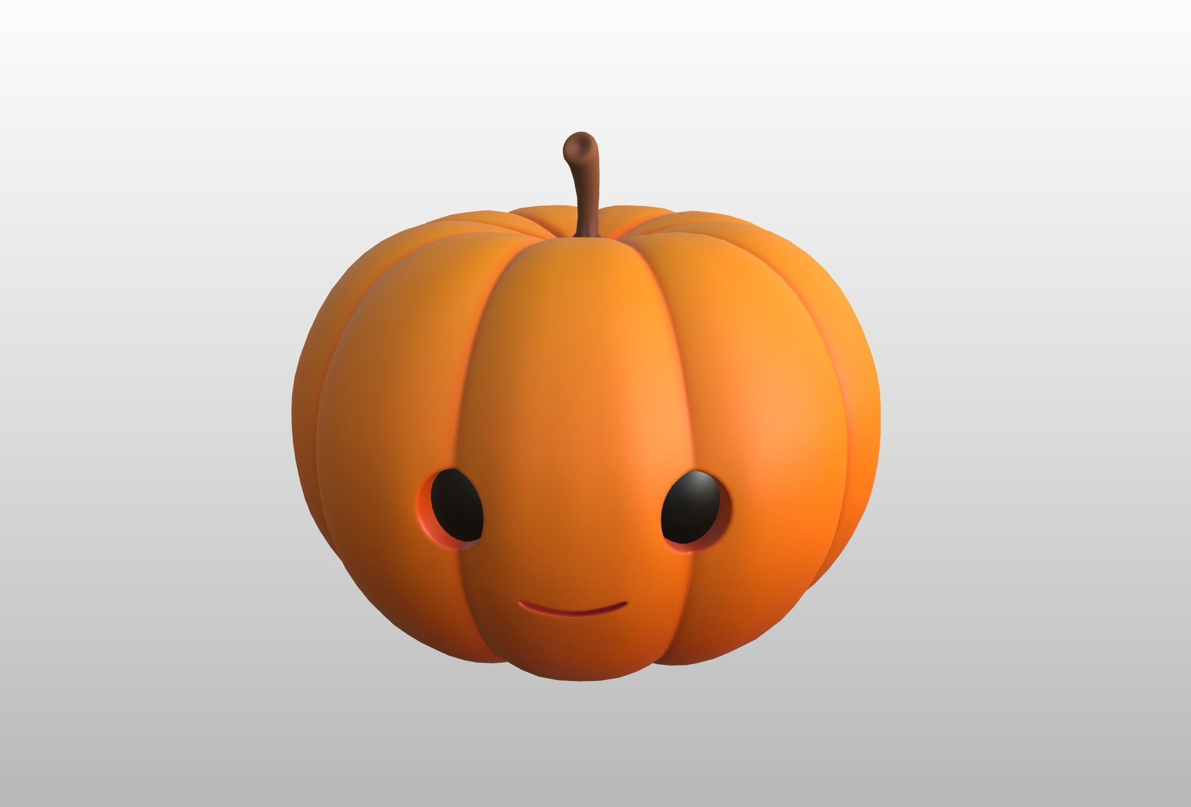 Prop274 Pumpkin Head 3D model_11