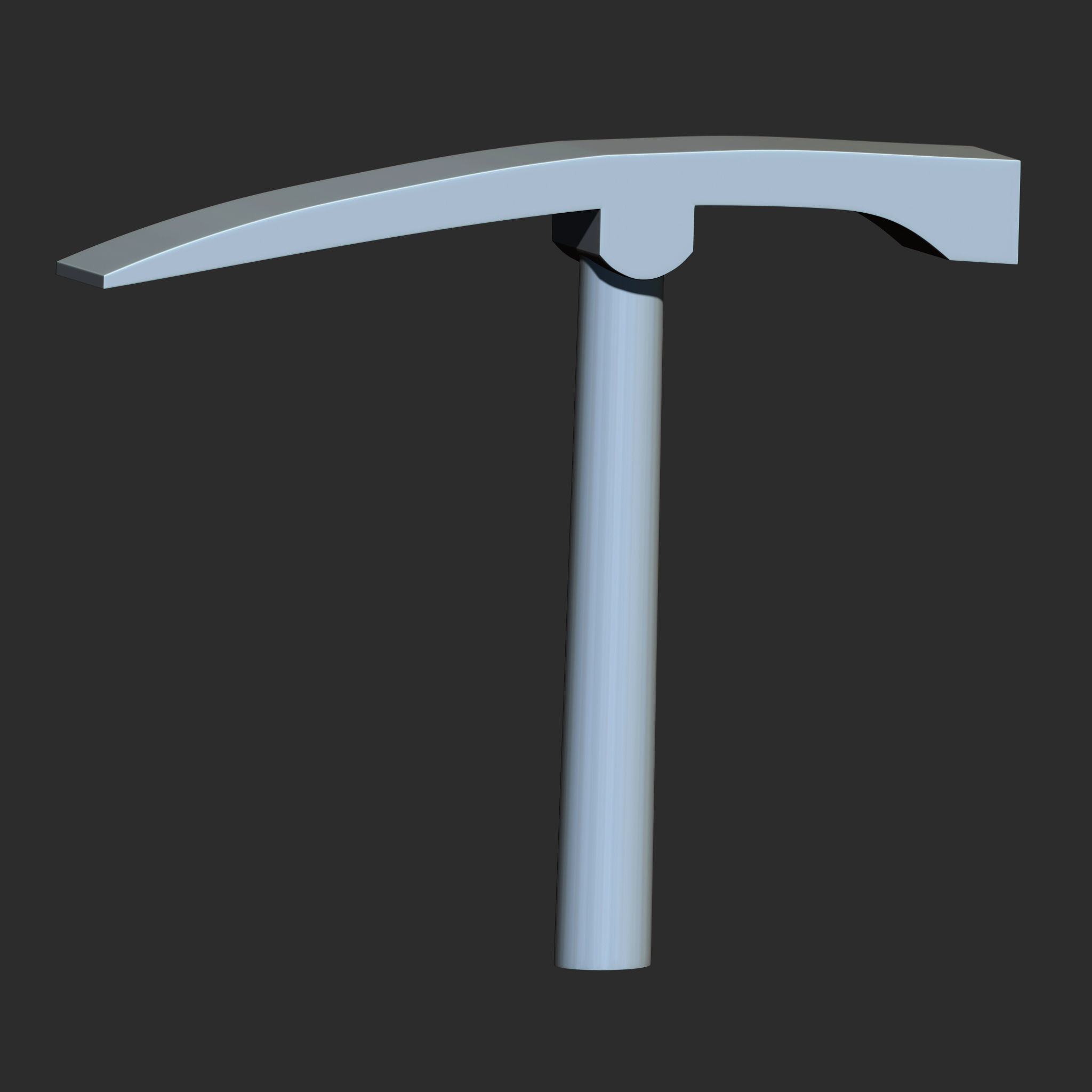 25 Hammer Base Mesh Low-poly 3D model_9