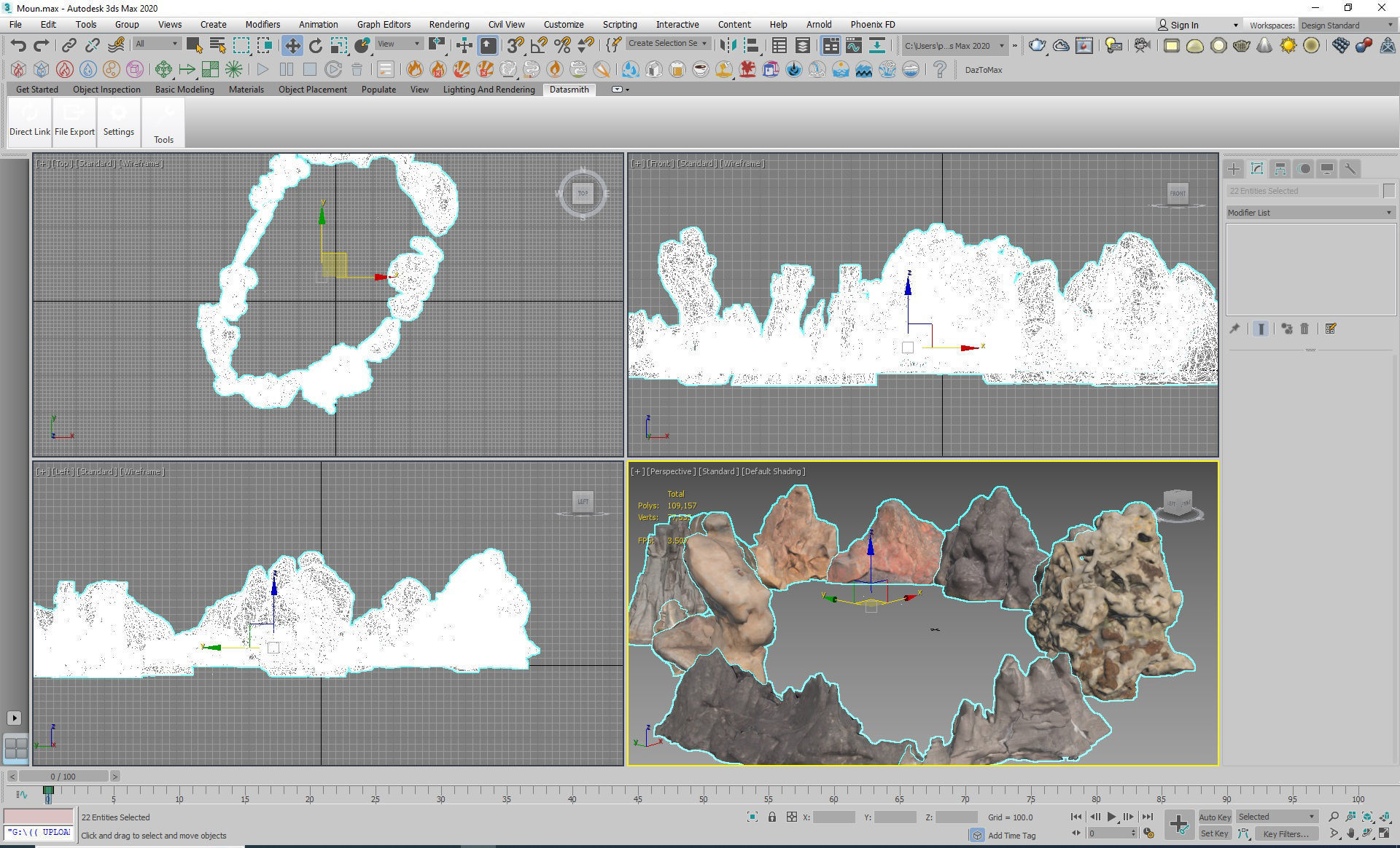 Mountains Package 3D model_7