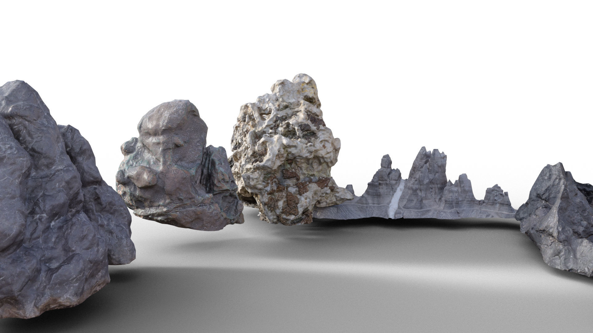 Mountains Package 3D model_5