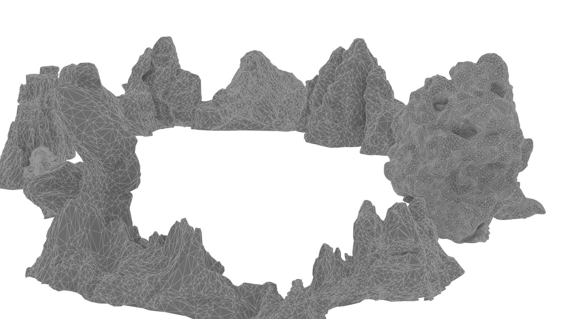 Mountains Package 3D model_8