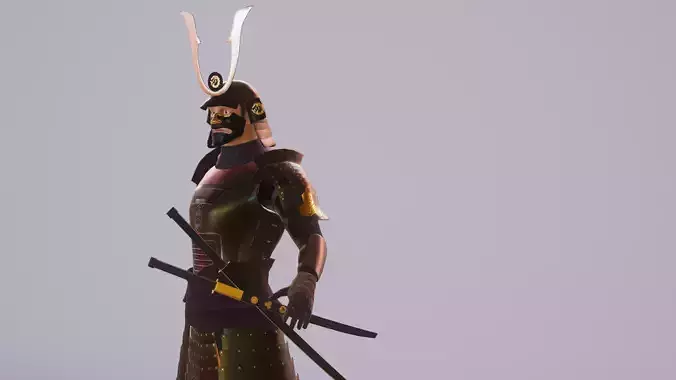 3D Character Samurai
