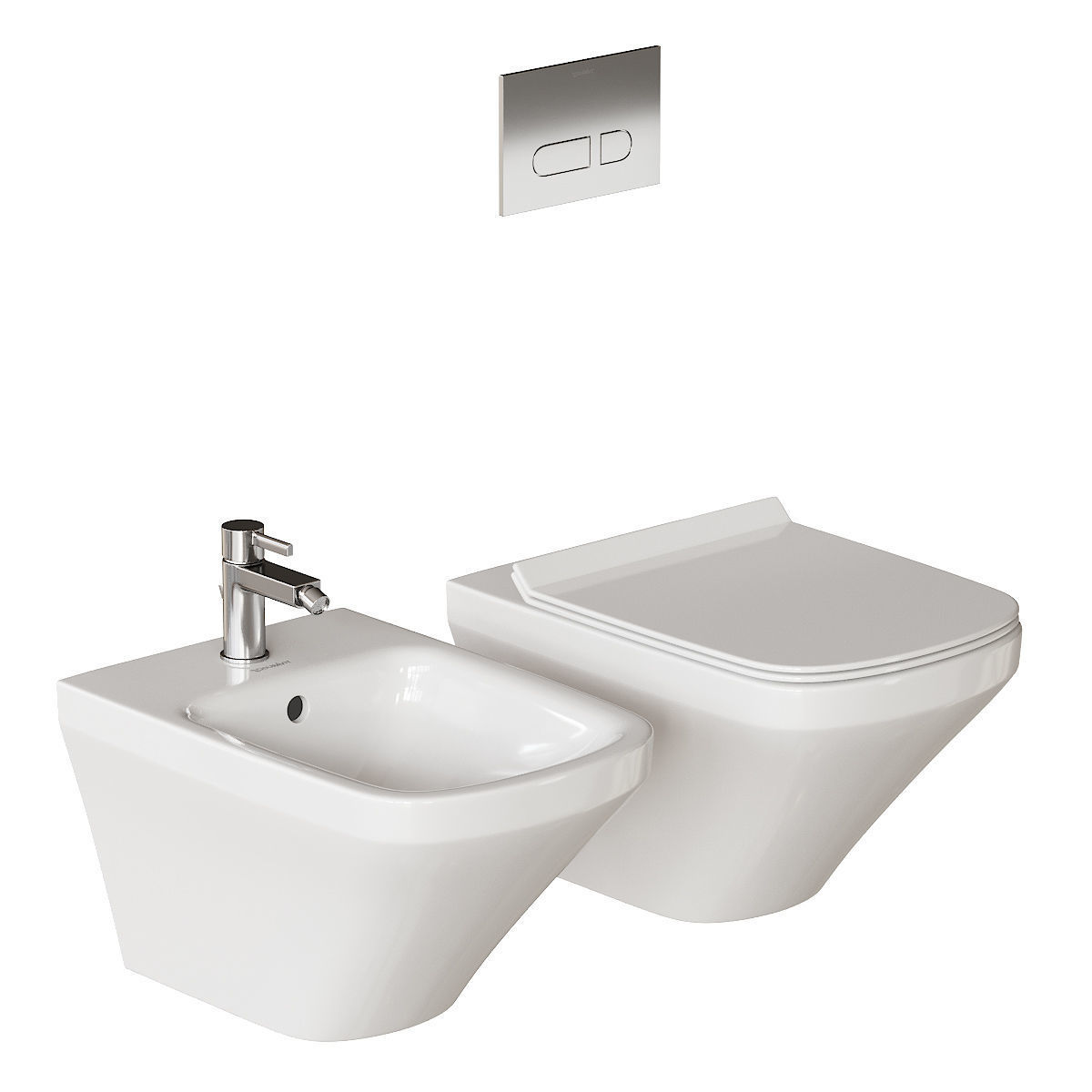 Duravit DuraStyle WC Full Set 3D model_2