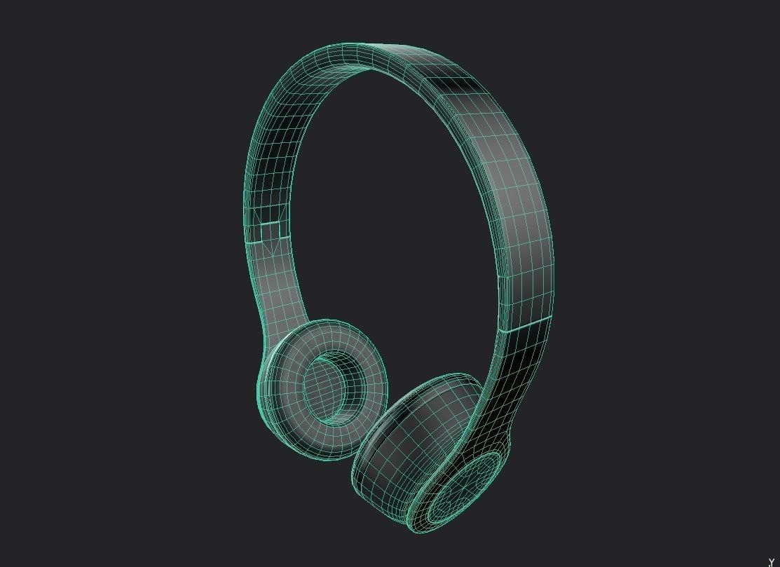 Bluetooth Headphone  M01 Low-poly 3D model_6