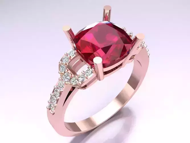 Square Stone Rings - Womens Rings - N182452