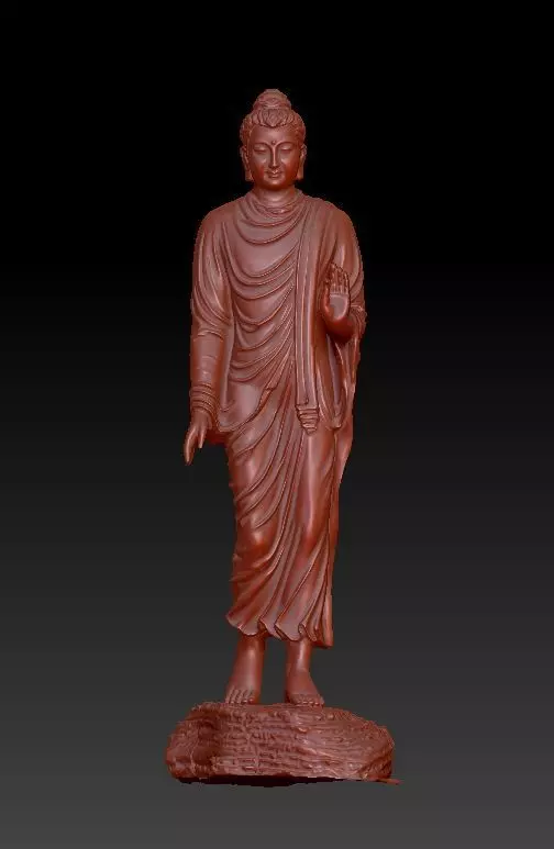 buddha give mercy to people model  3D print model_0