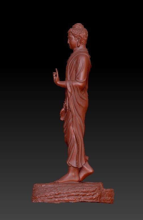 buddha give mercy to people model  3D print model_3
