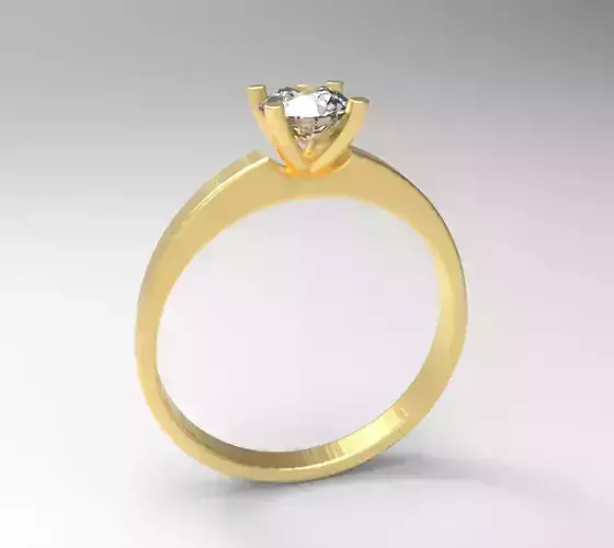 Solitaire ring
