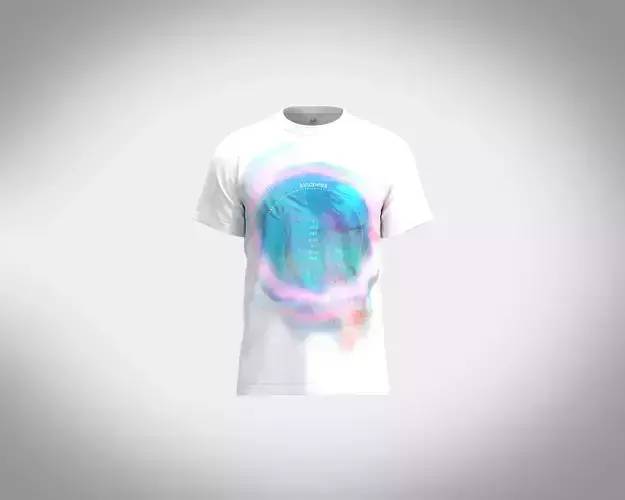 Basic Mens t-shirt with graphic print self care and kindness