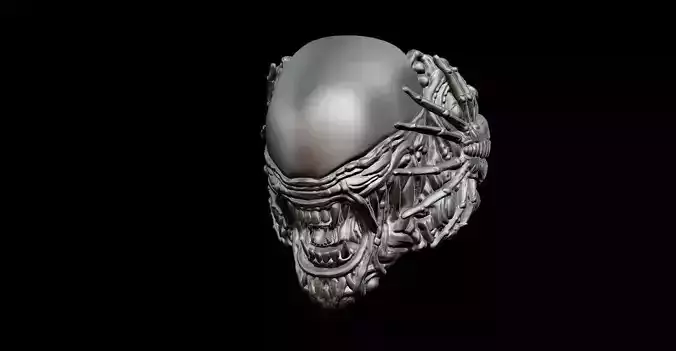 Alien Ring Size 10 US