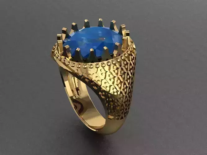Grill Ring 3D print model