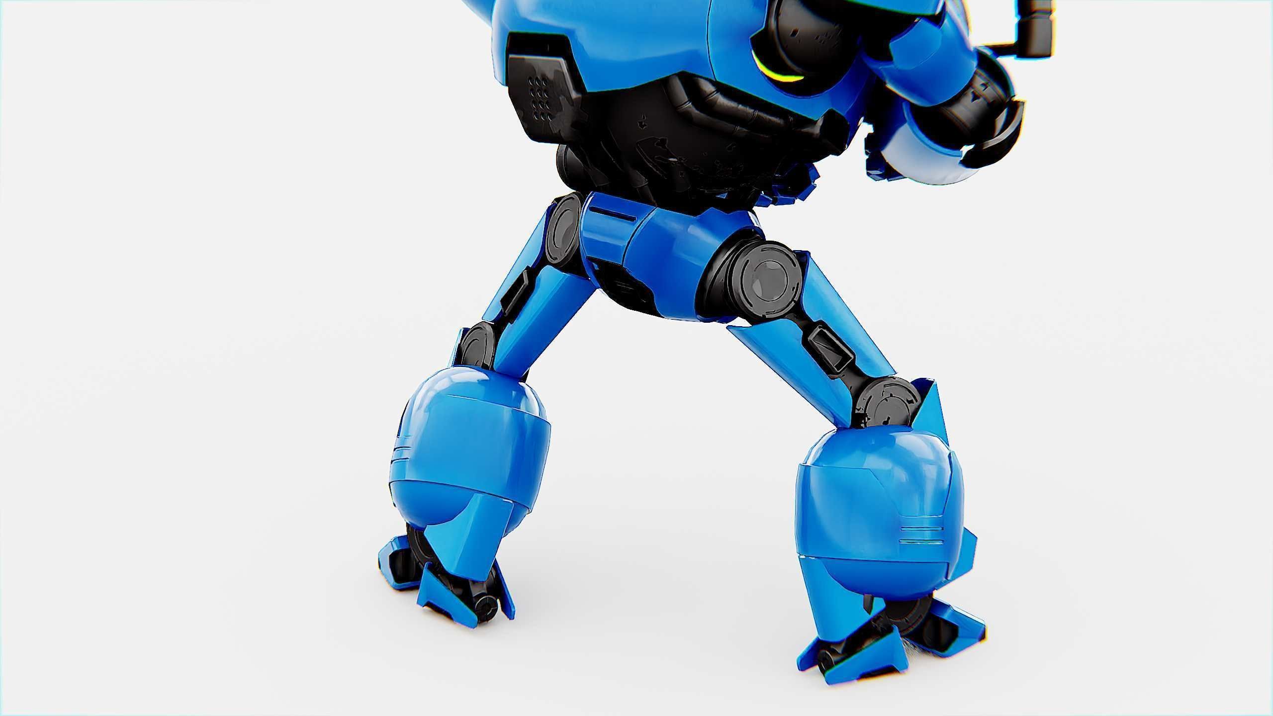 COMBAT DROID EREGON Rigged for Unreal Engine - Unity - MIXAMO  3D model_28