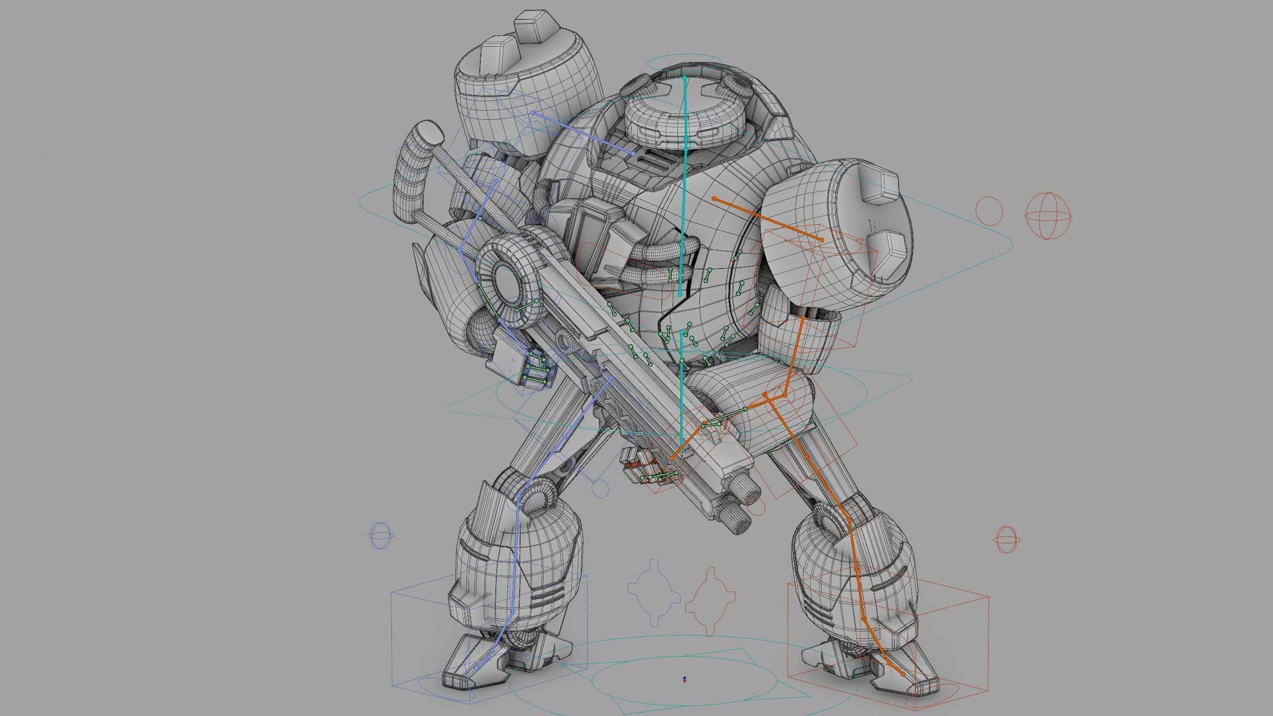 COMBAT DROID EREGON Rigged for Unreal Engine - Unity - MIXAMO  3D model_40