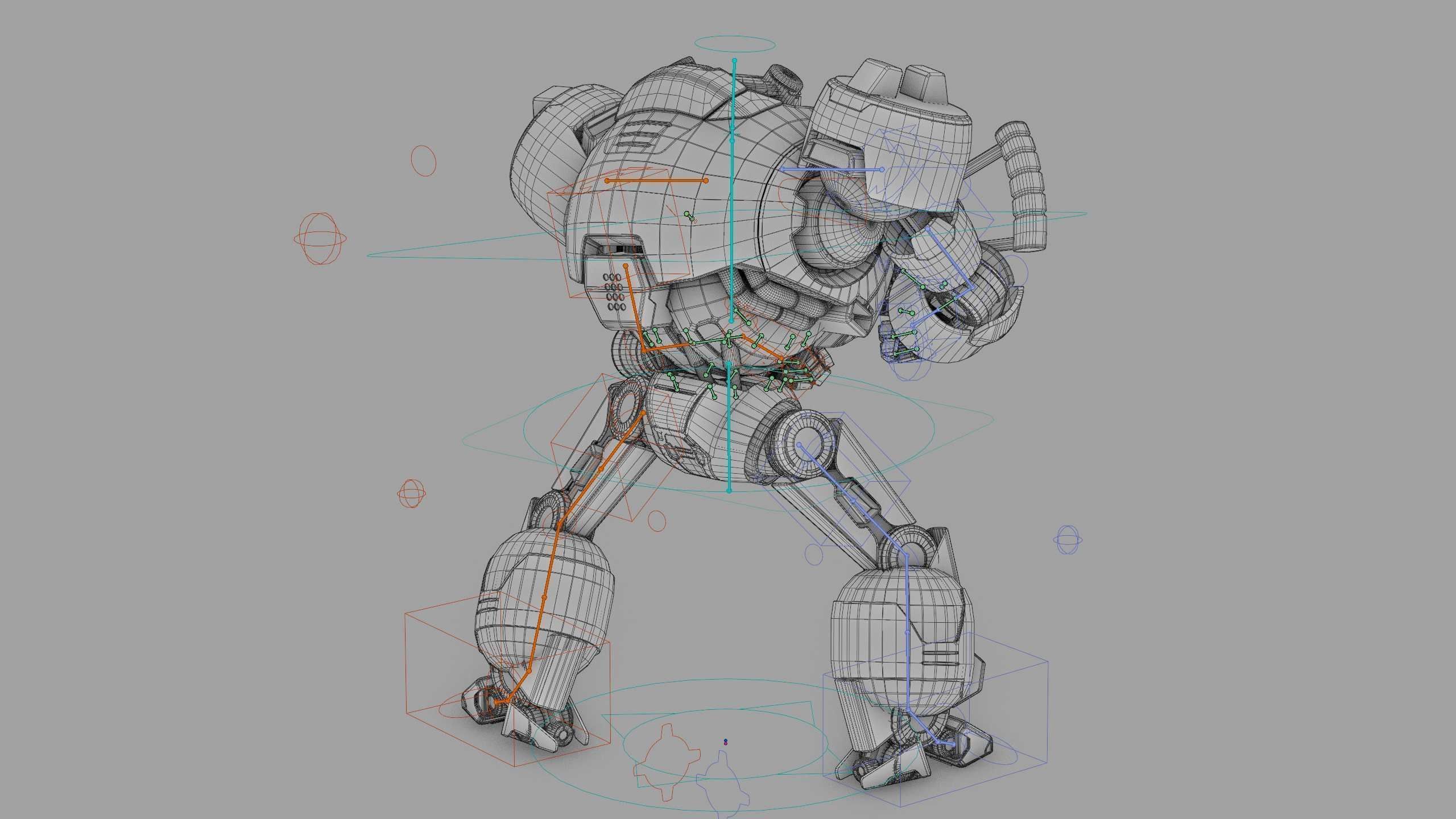 COMBAT DROID EREGON Rigged for Unreal Engine - Unity - MIXAMO  3D model_41