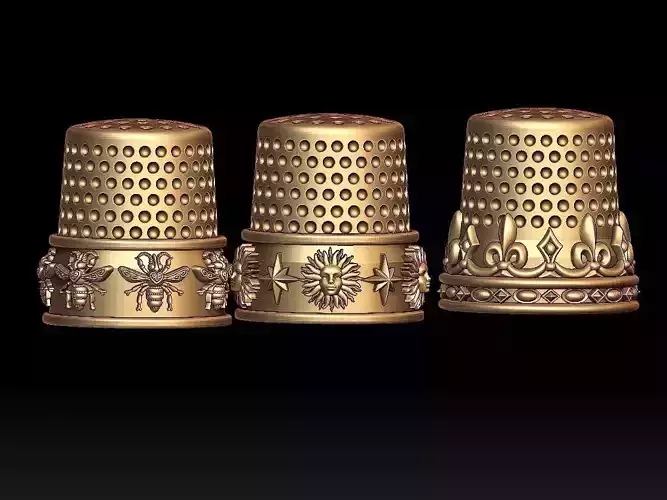 thimble 3D print model