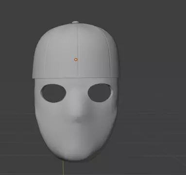 Hat and Mask combo Free low-poly 3D model