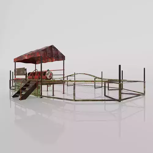 Abandoned Clown Roller Coaster