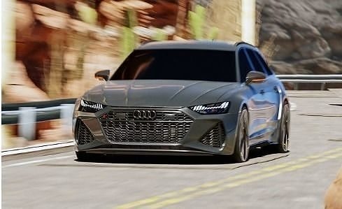Audi RS 6 Low-poly 3D model