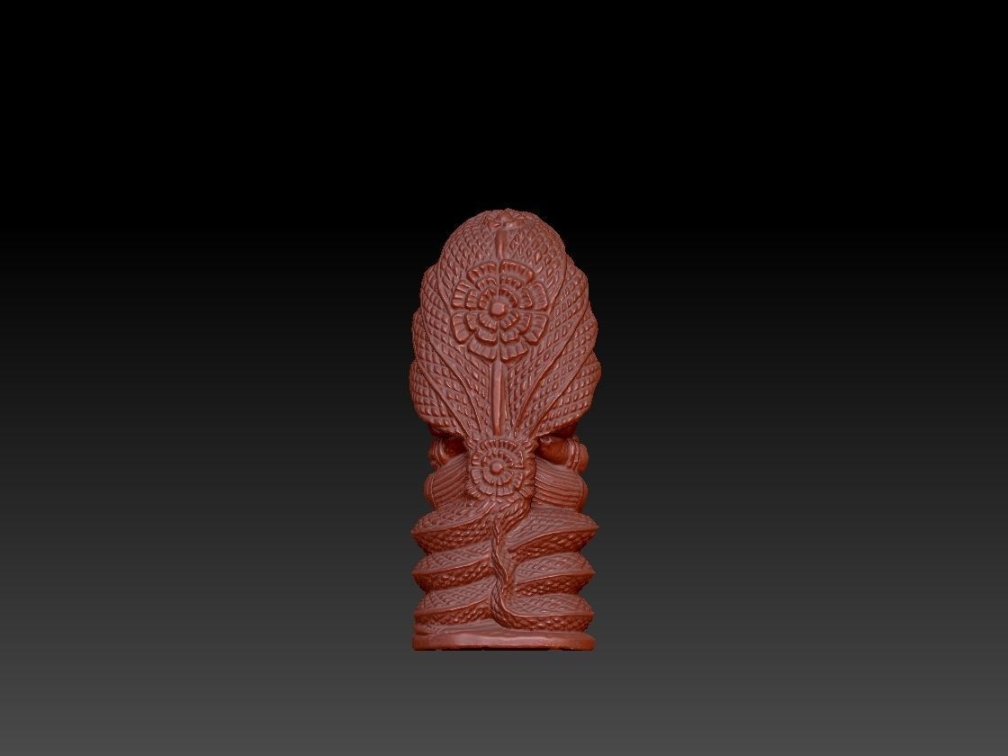 ganesh with dragon heads 7  3D print model_2