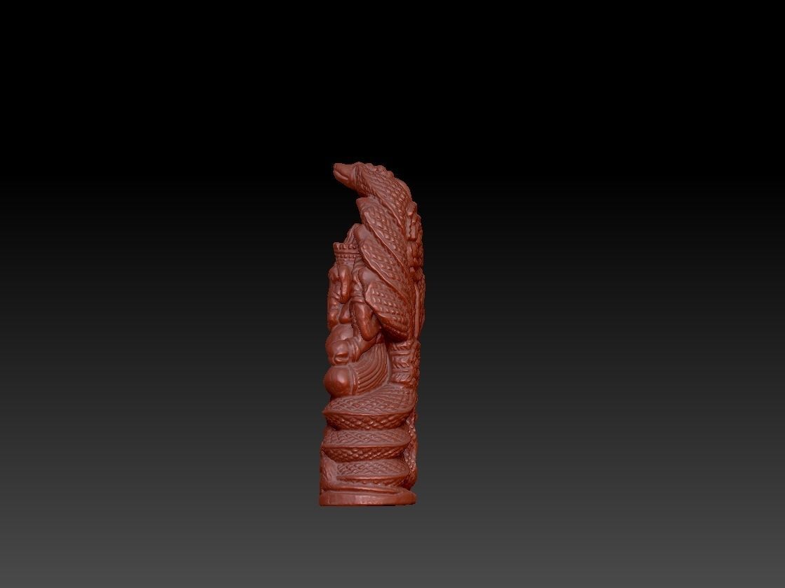 ganesh with dragon heads 7  3D print model_1