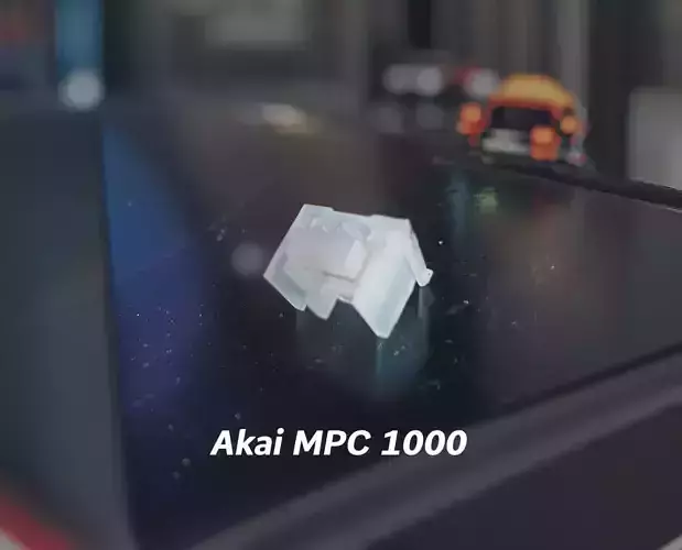 AKAI MPC 1000 Function  Button 3D print model