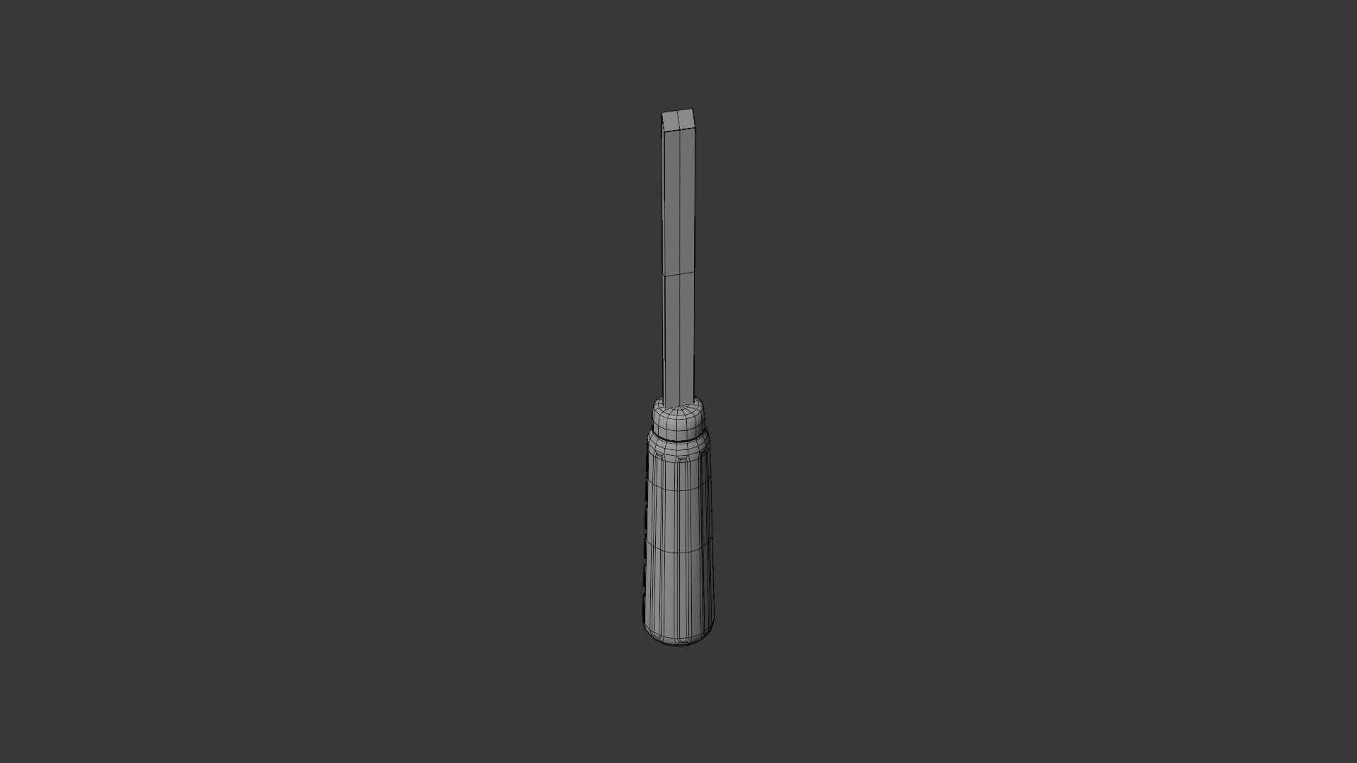 Old tools Low-poly 3D model_7