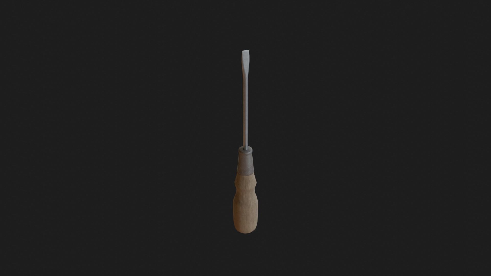 Old tools Low-poly 3D model_23