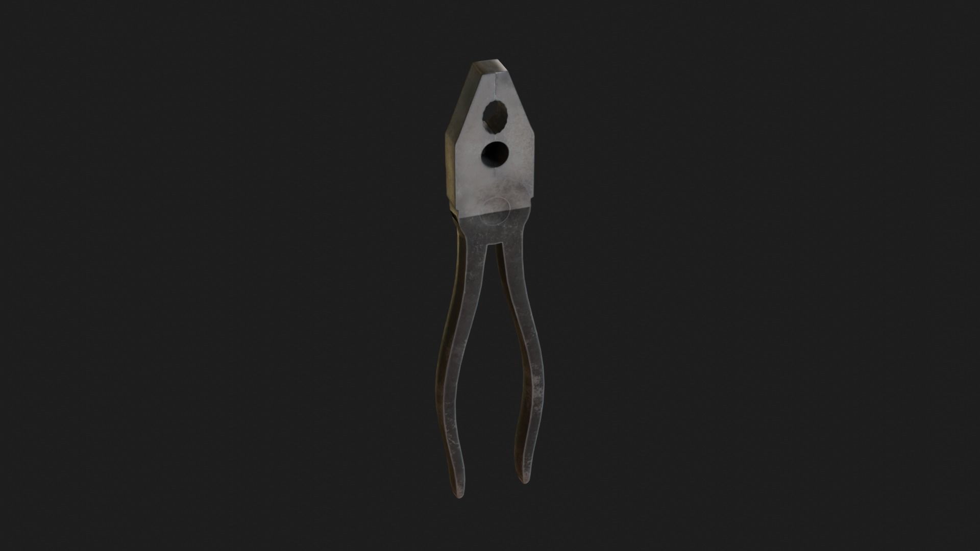 Old tools Low-poly 3D model_17
