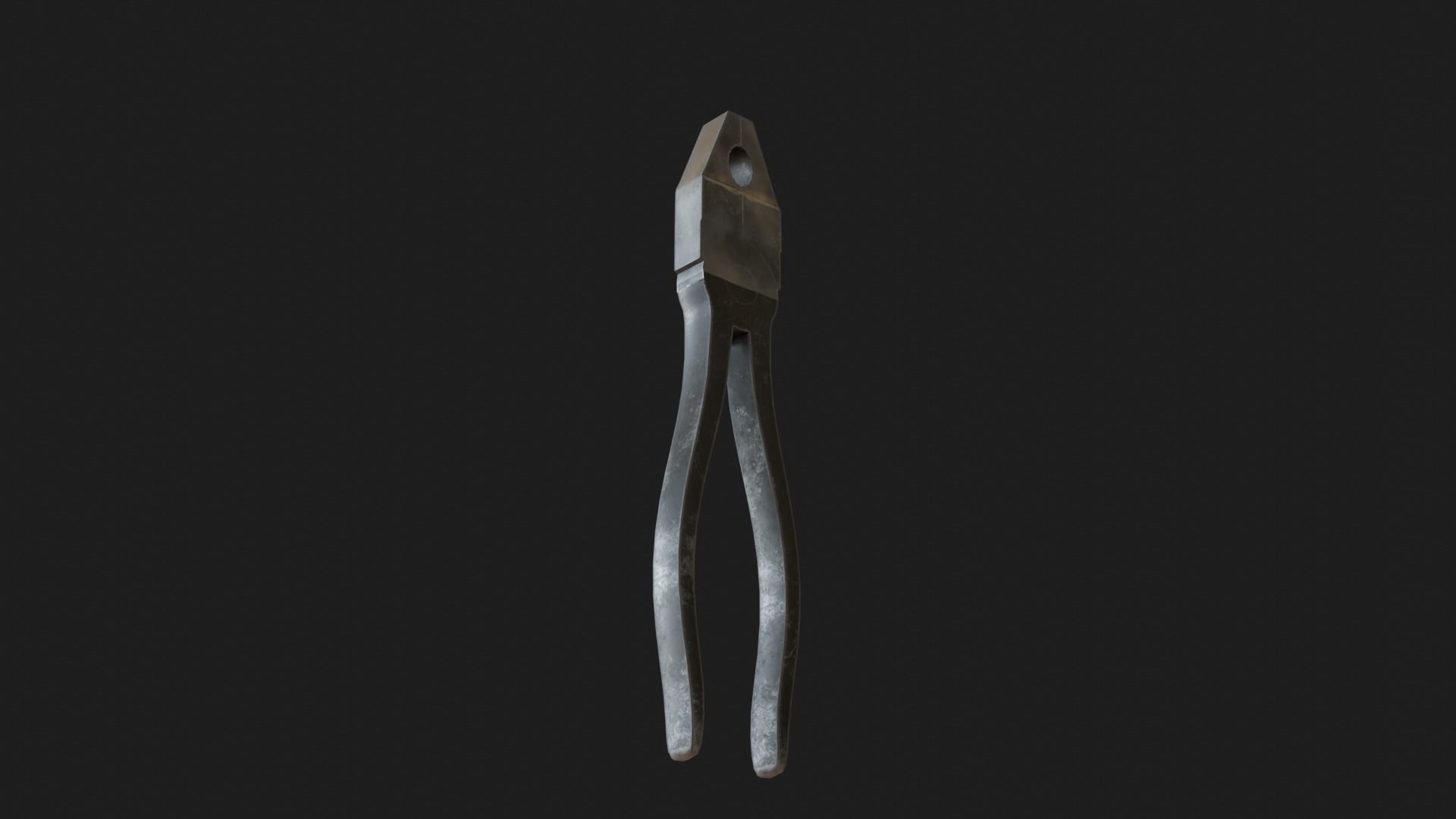 Old tools Low-poly 3D model_18