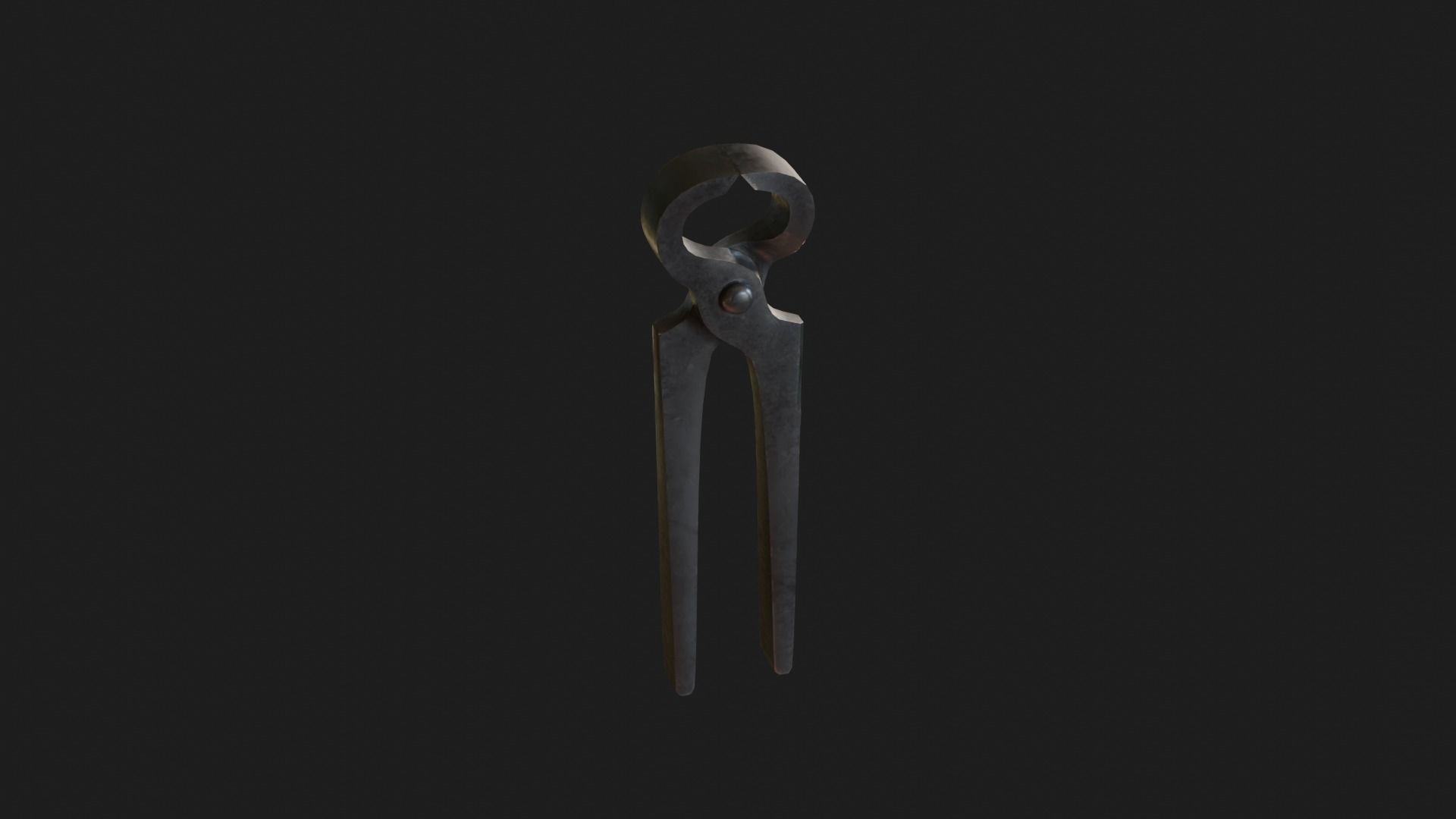 Old tools Low-poly 3D model_14