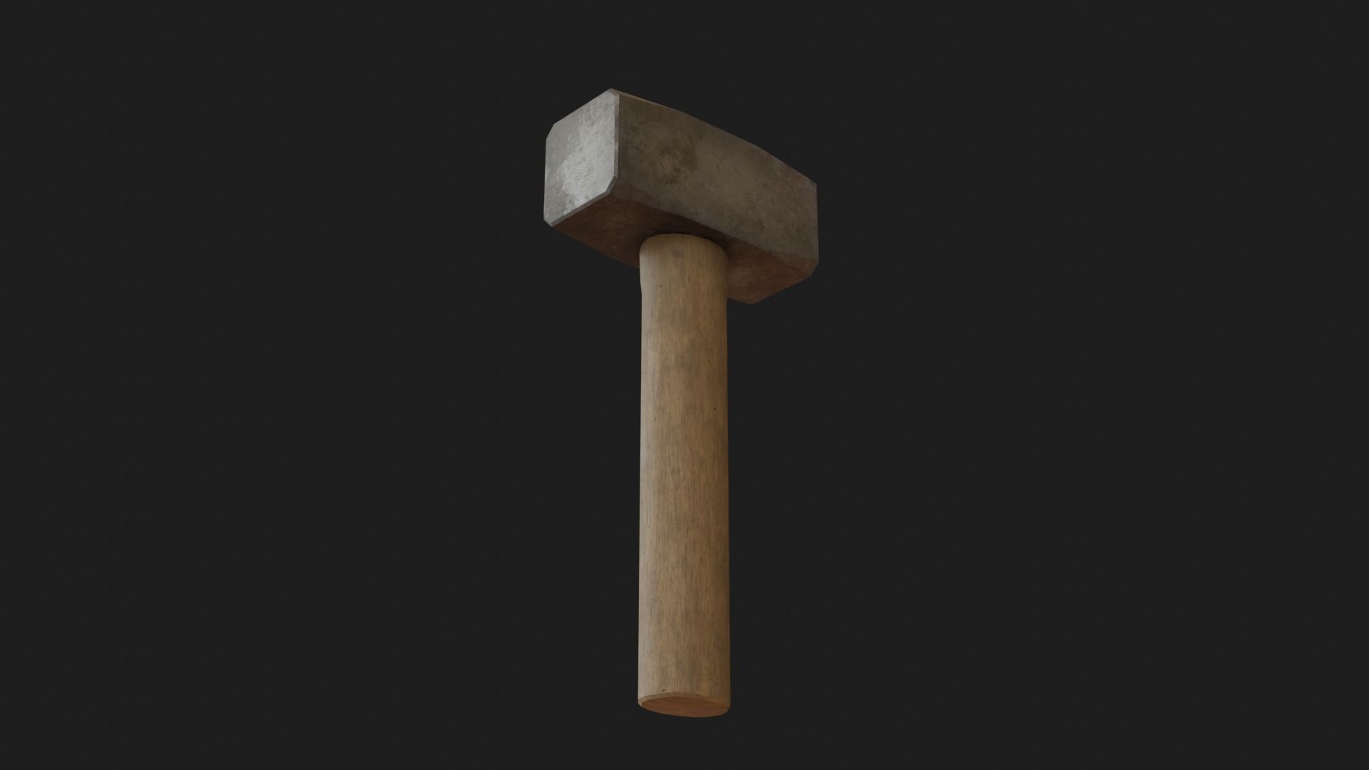 Old tools Low-poly 3D model_9