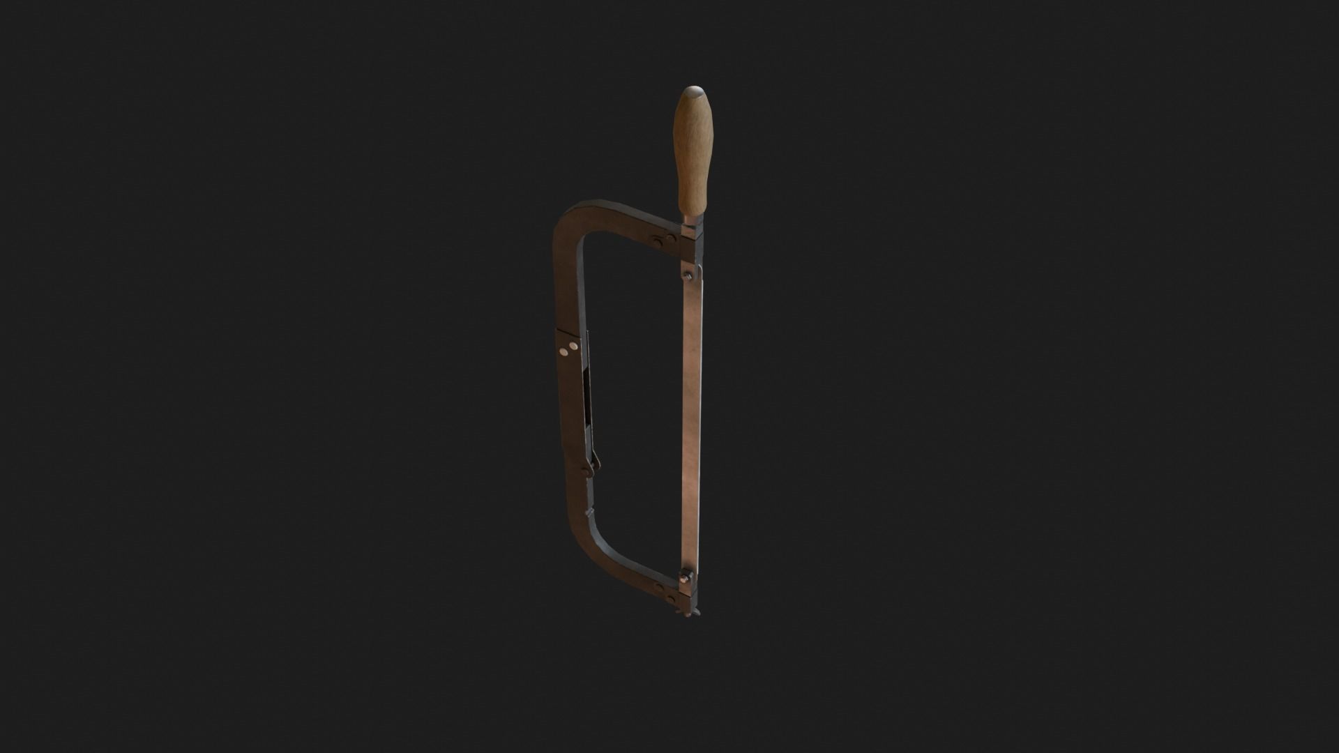 Old tools Low-poly 3D model_26