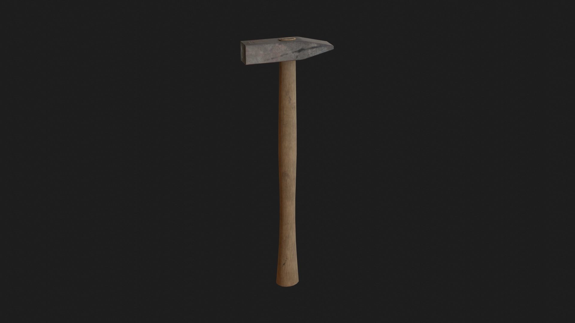 Old tools Low-poly 3D model_11