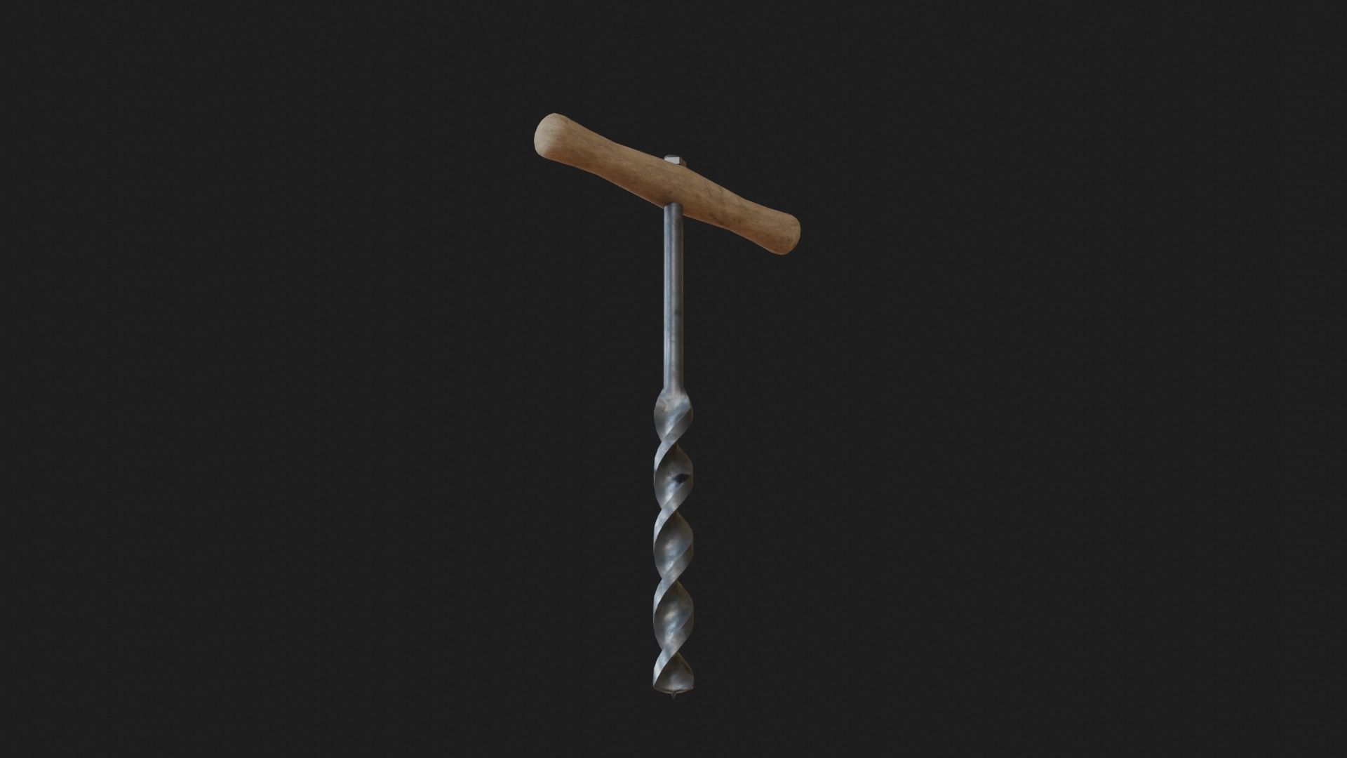 Old tools Low-poly 3D model_3