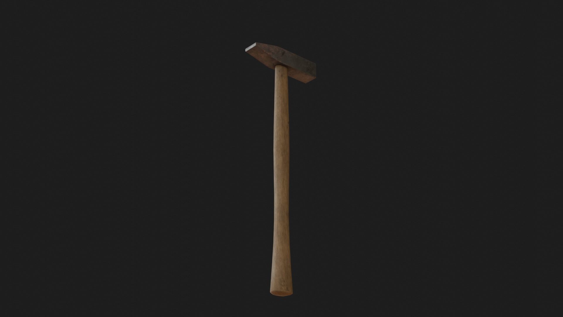 Old tools Low-poly 3D model_12