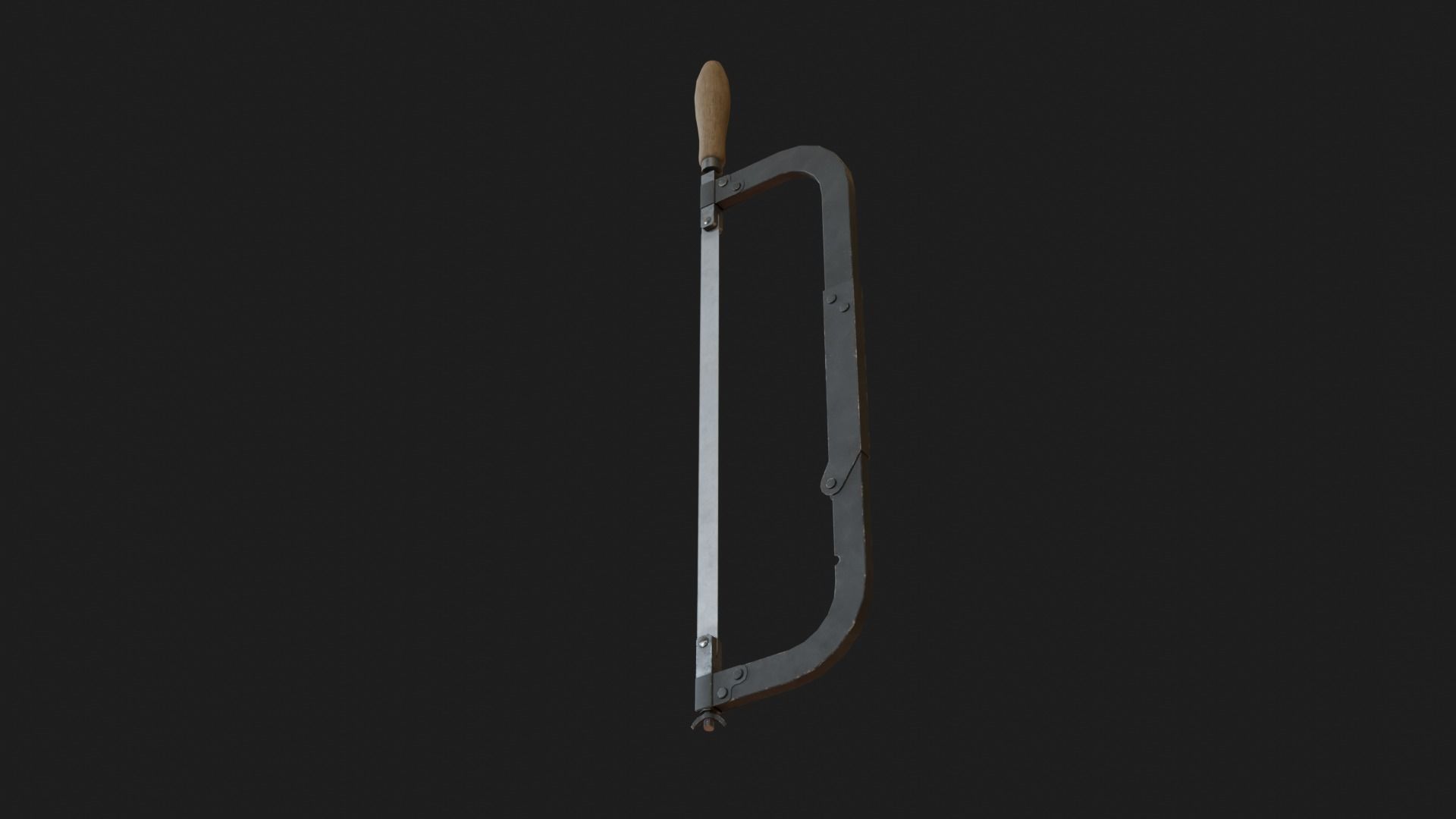 Old tools Low-poly 3D model_27