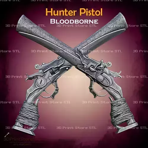 Hunter Pistol Cosplay Bloodborne - STL File