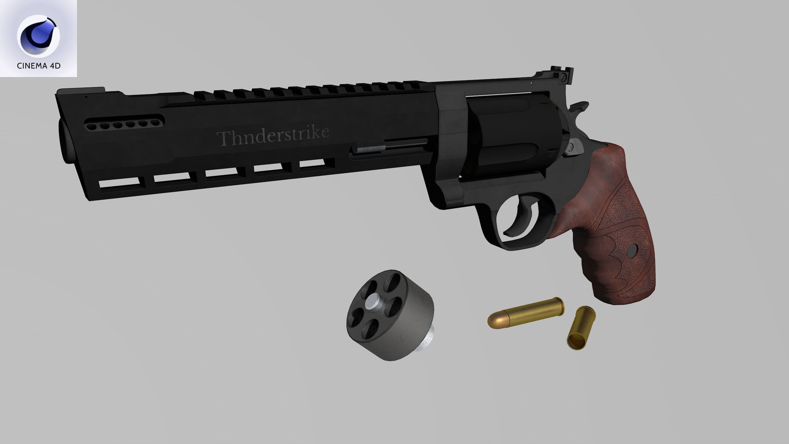 Thunderstrike New Wood Low-poly 3D model_12