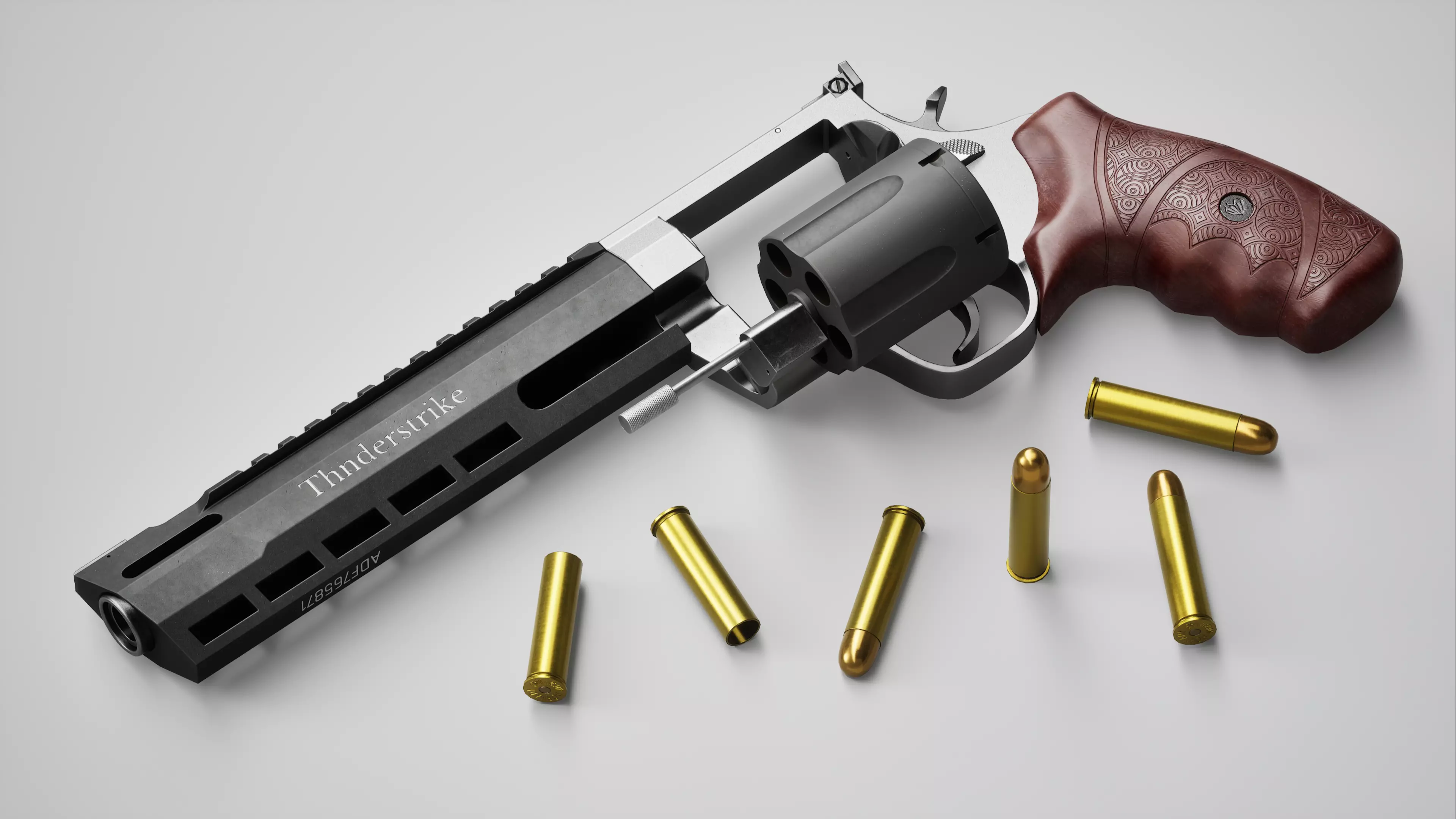 Thunderstrike New Wood Low-poly 3D model_0