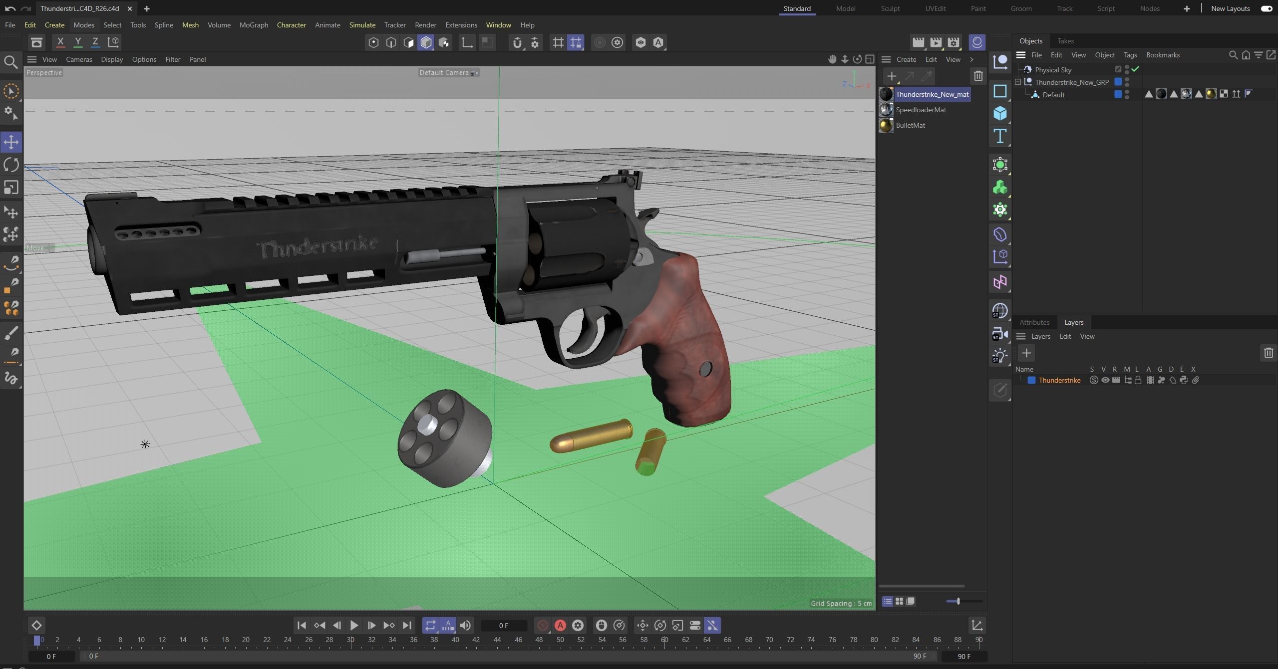 Thunderstrike New Wood Low-poly 3D model_13