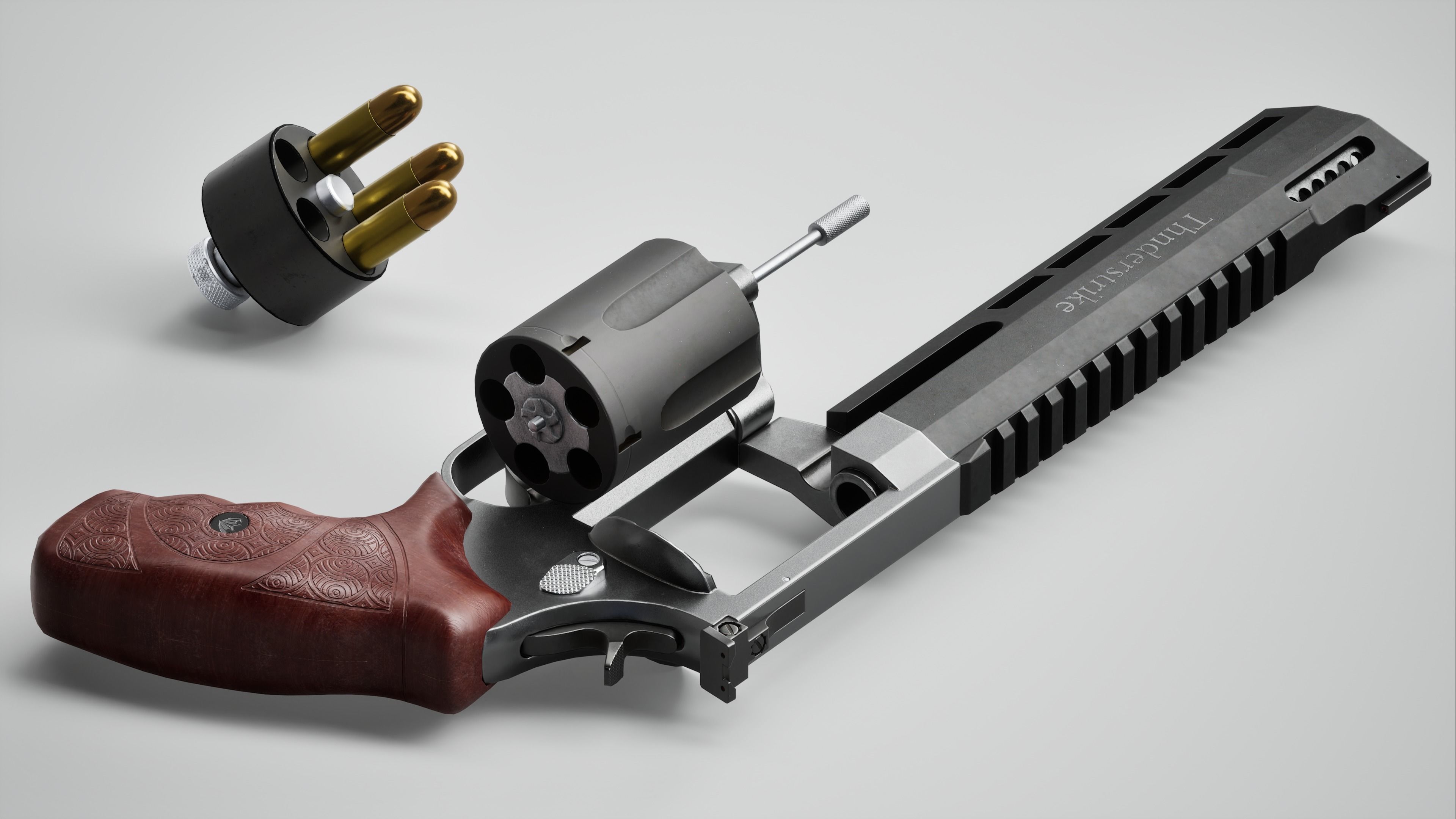 Thunderstrike New Wood Low-poly 3D model_1