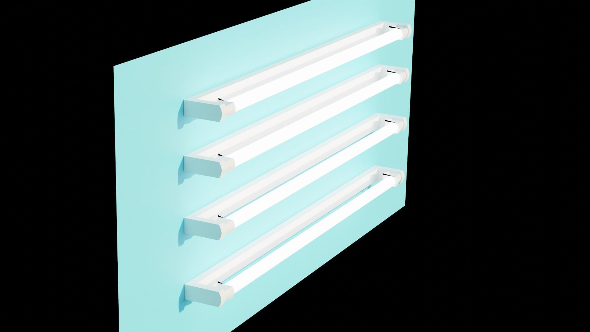 Light low poly Low-poly 3D model_3