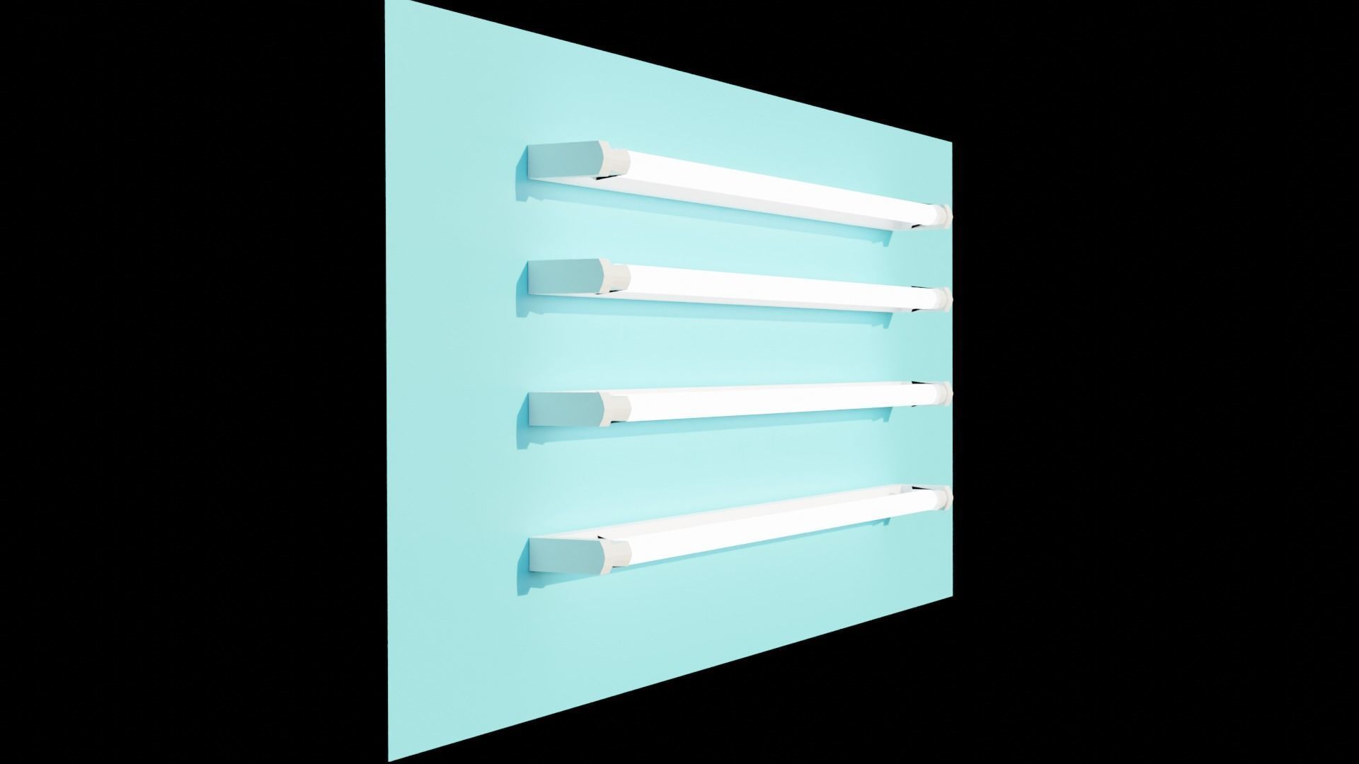 Light low poly Low-poly 3D model_2