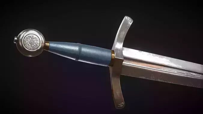 Medieval Knight Sword 02